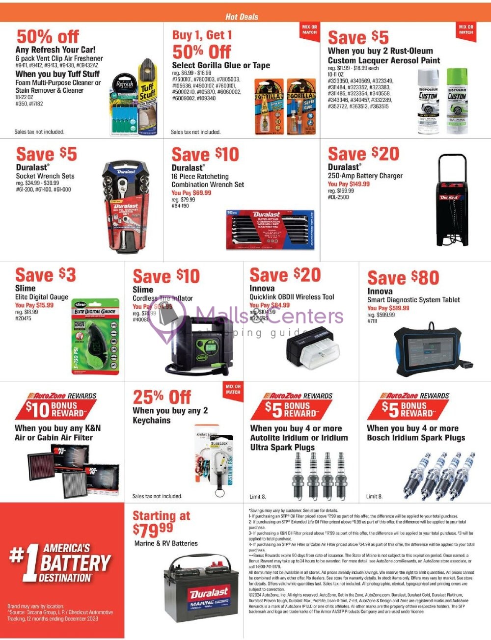 Weekly ad for AutoZone valid: 06/25/2024 - 07/22/2024, page 4