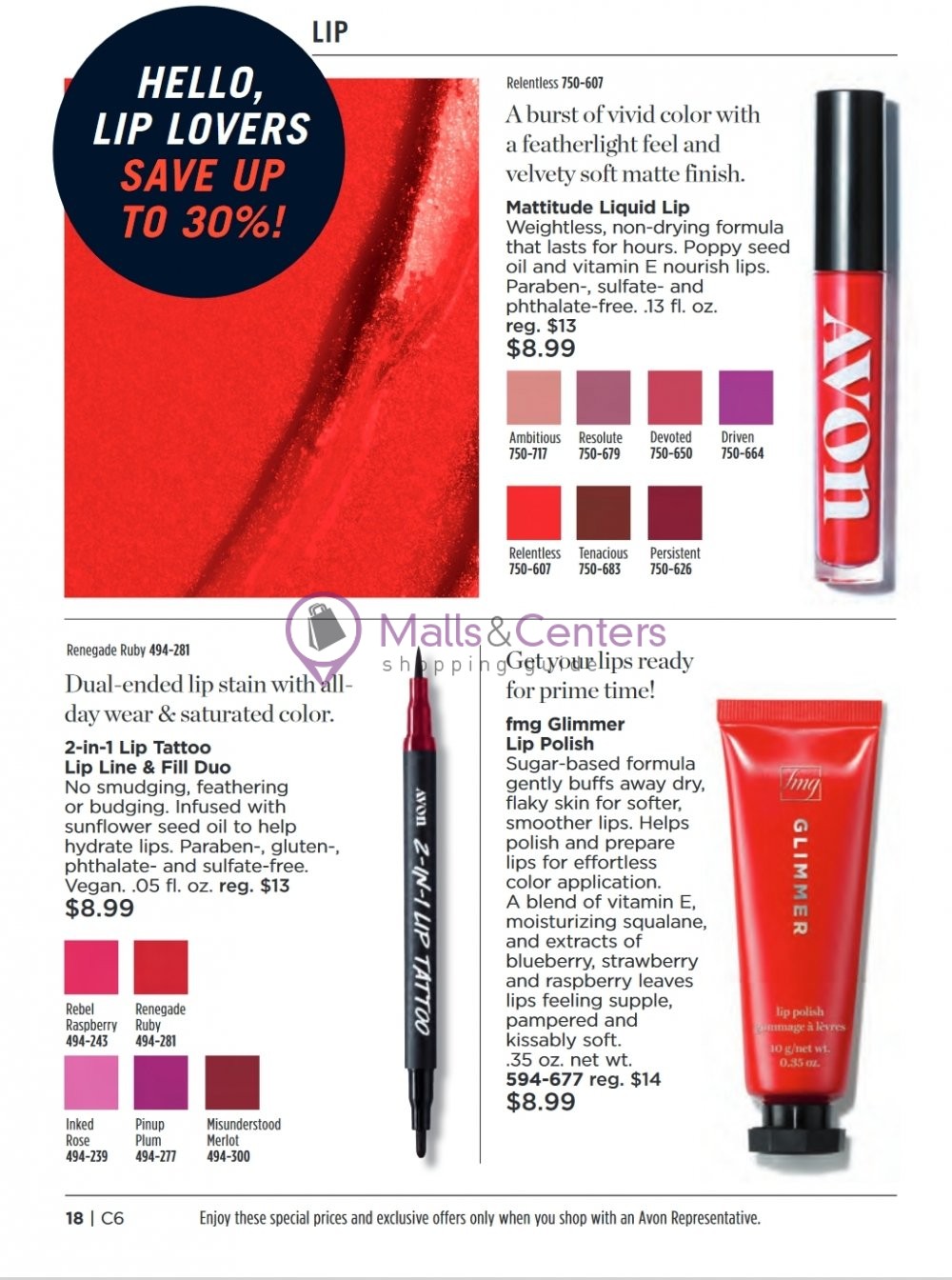Weekly ad for Avon valid: 03/01/2023 - 12/31/2023, page 18 Weekly ad for Avon valid: 03/01/2023 - 12/31/2023, page 18