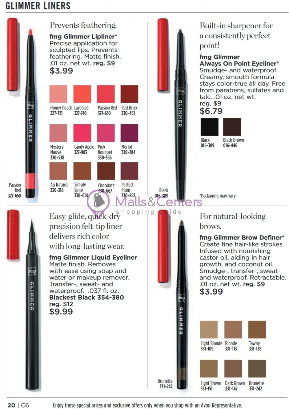 Weekly ad for Avon valid: 03/01/2023 - 12/31/2023, page 20 Weekly ad for Avon valid: 03/01/2023 - 12/31/2023, page 20
