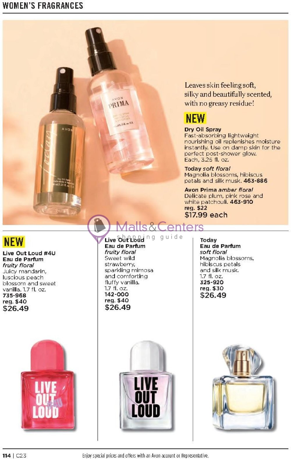 Weekly ad for Avon valid: 11/08/2023 - 11/21/2023, page 114 Weekly ad for Avon valid: 11/08/2023 - 11/21/2023, page 114