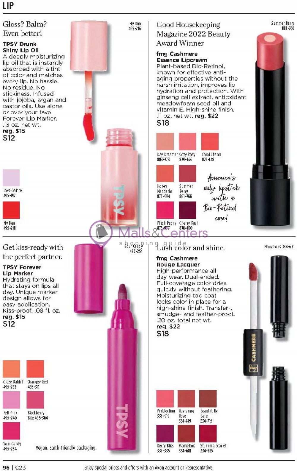 Weekly ad for Avon valid: 11/08/2023 - 11/21/2023, page 96 Weekly ad for Avon valid: 11/08/2023 - 11/21/2023, page 96