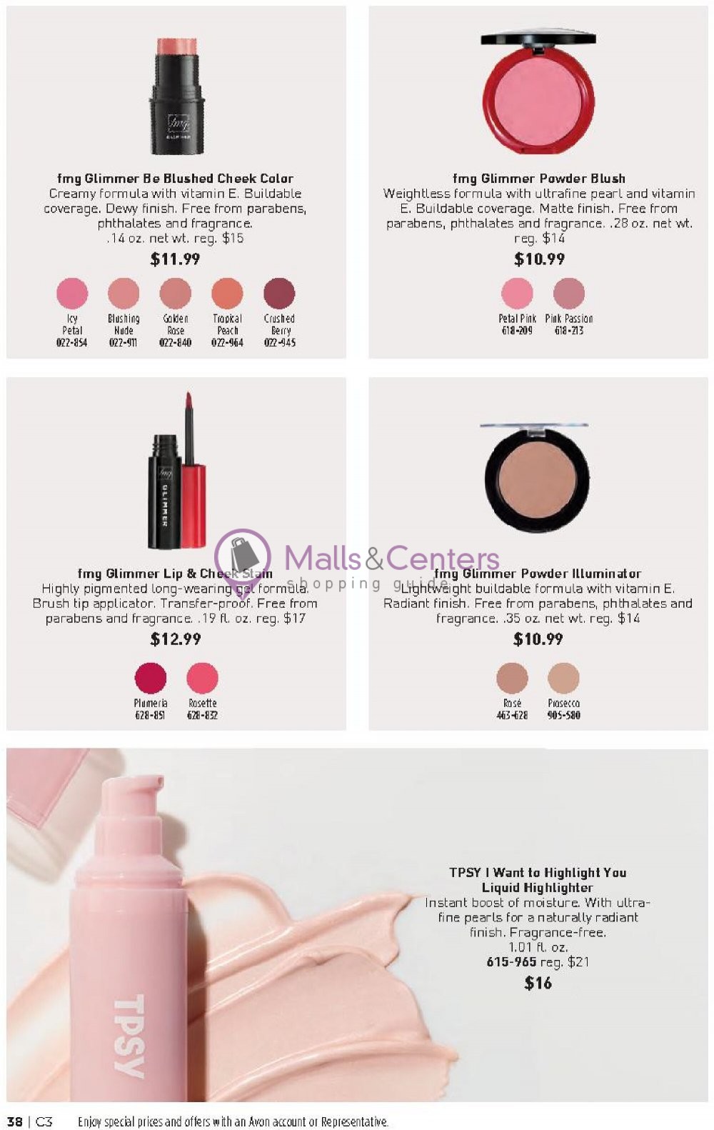 Weekly ad for Avon valid: 02/01/2024 - 02/29/2024, page 38 Weekly ad for Avon valid: 02/01/2024 - 02/29/2024, page 38