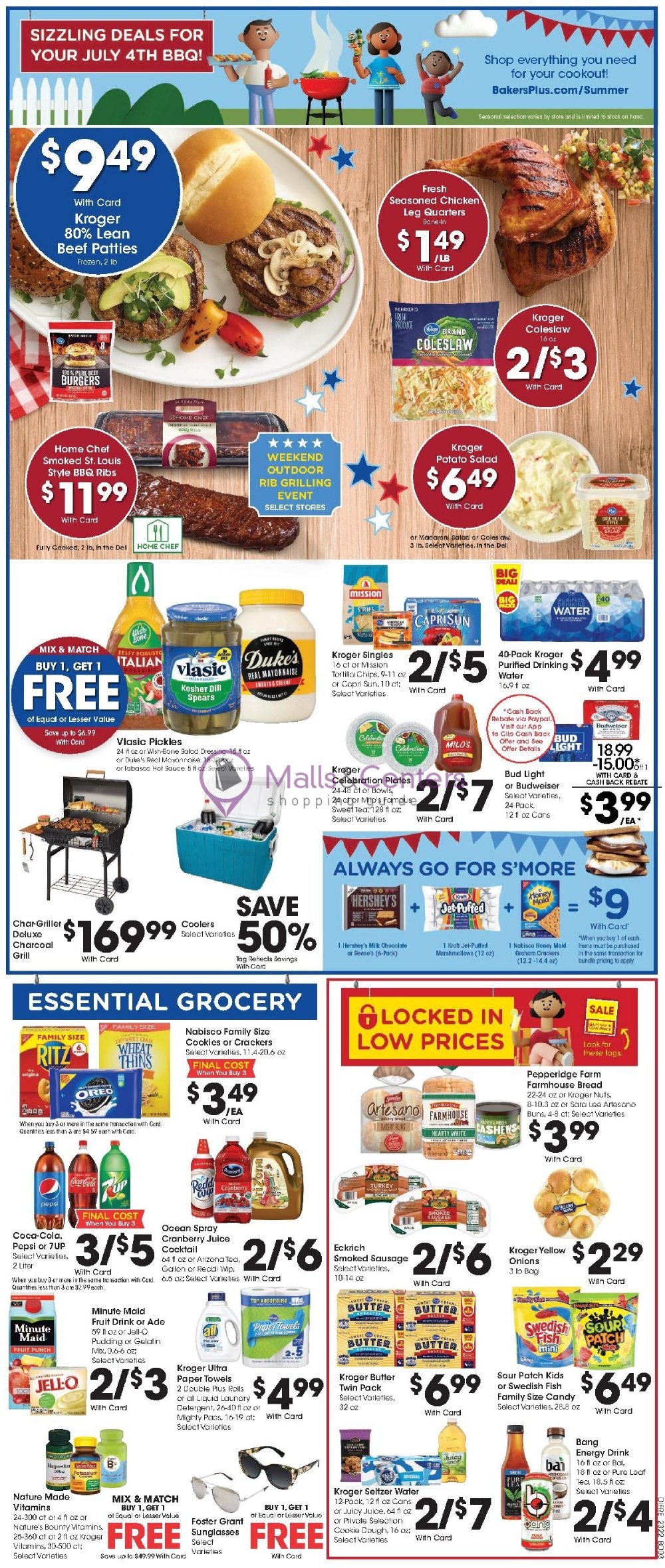 Baker's Weekly ad valid from 06/28/2023 to 07/04/2023 MallsCenters