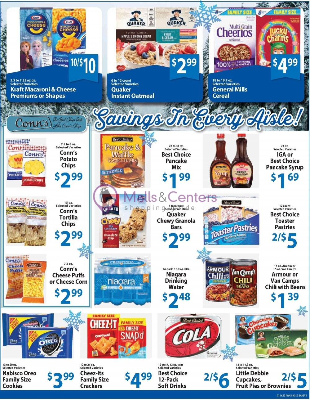 Baker's IGA Weekly ad valid from 01/19/2022 to 01/25/2022 MallsCenters