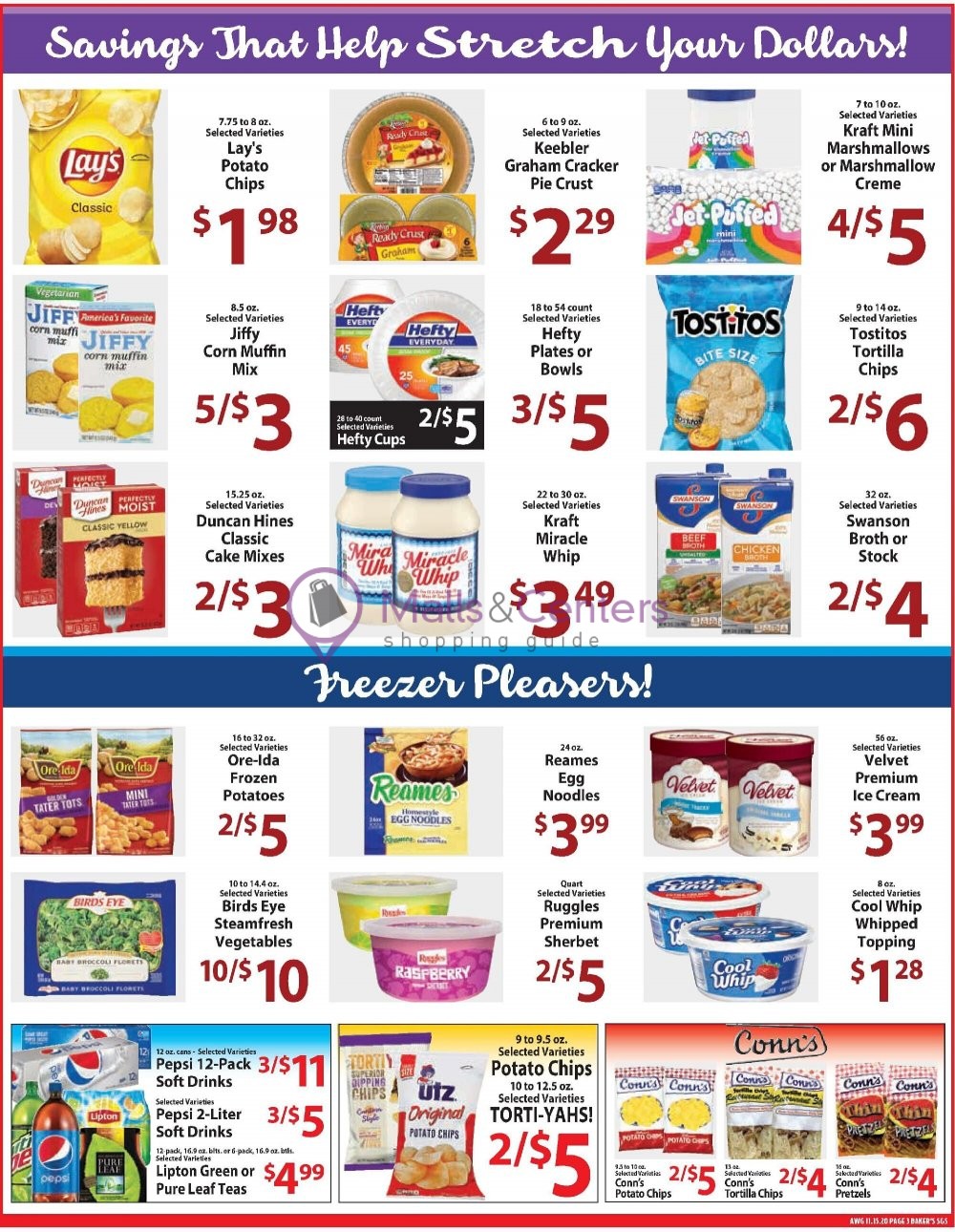 Baker's IGA Weekly ad valid from 11/18/2020 to 11/24/2020 MallsCenters