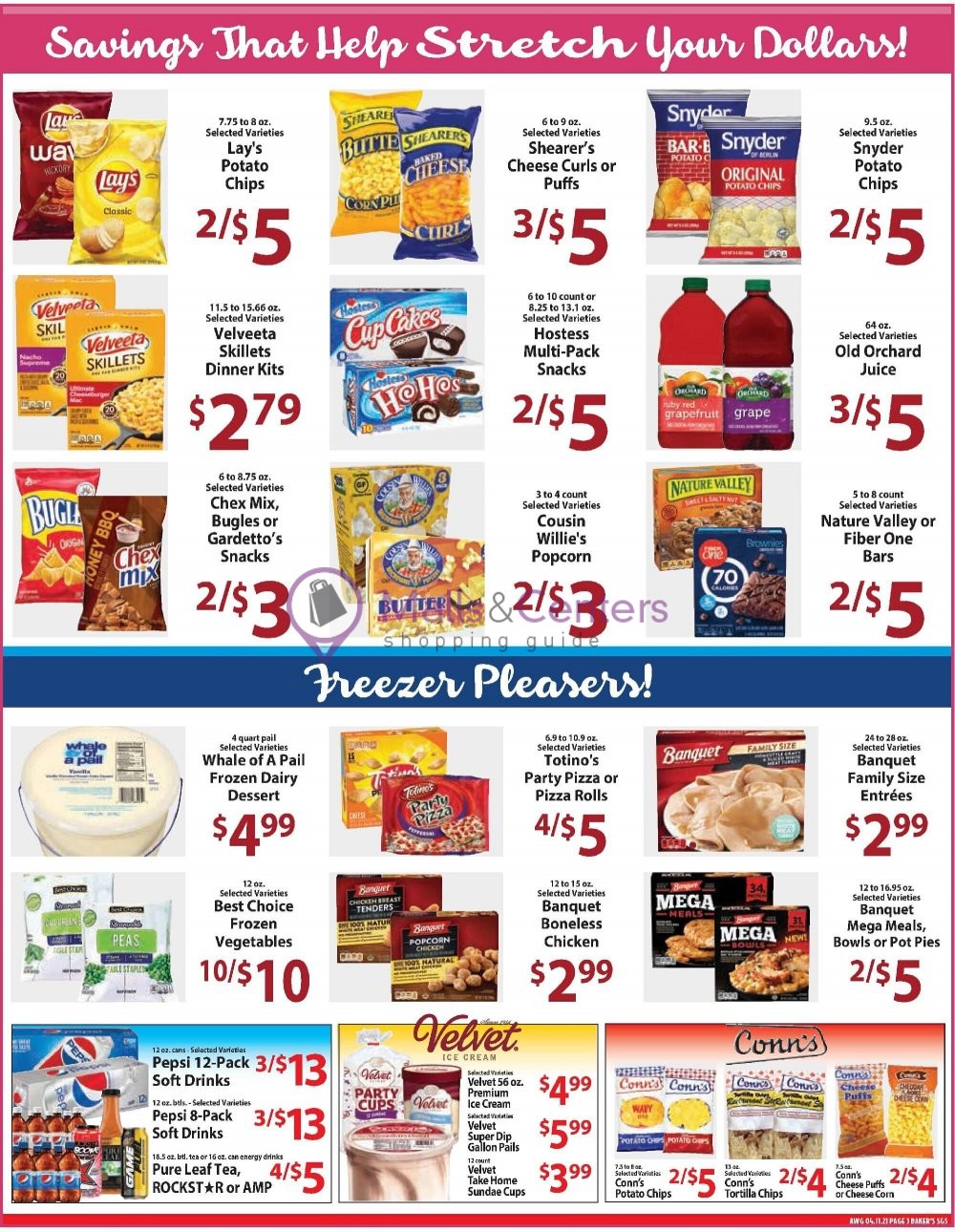 Baker's IGA Weekly Ad sales & flyers specials MallsCenters