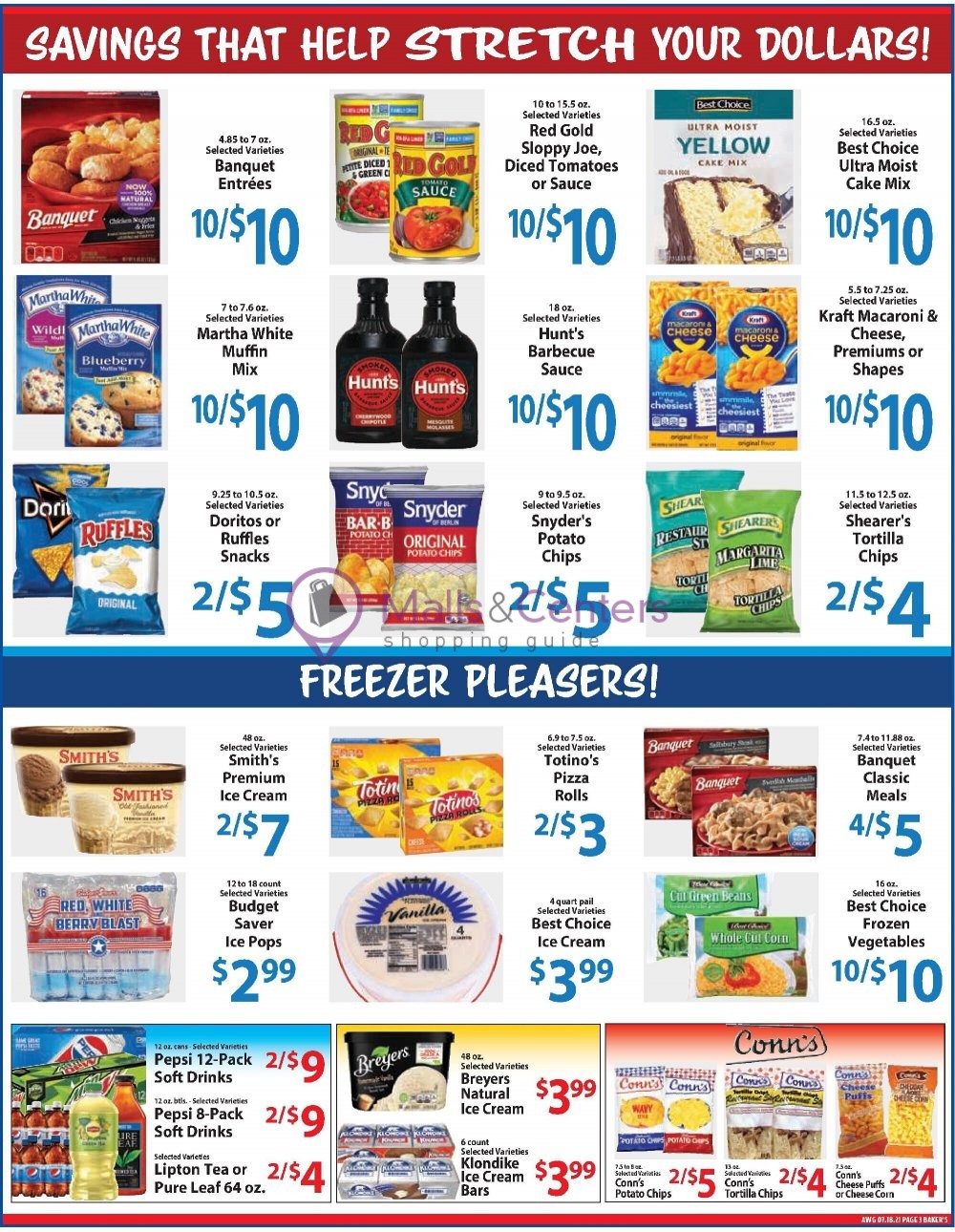 Baker's IGA Weekly Ad sales & flyers specials MallsCenters