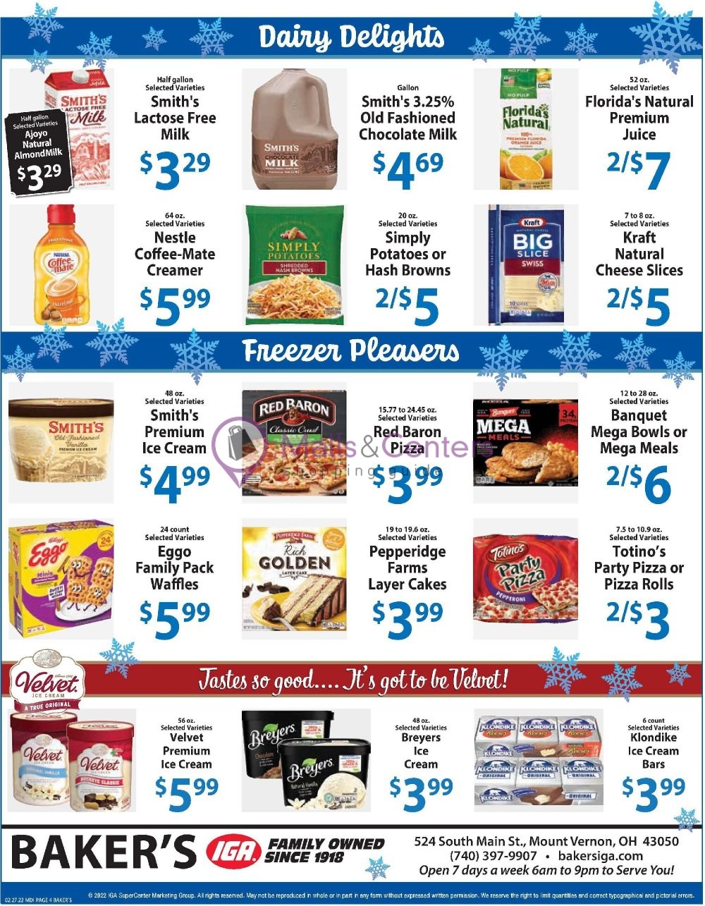Baker's IGA Weekly ad valid from 03/02/2022 to 03/08/2022 MallsCenters