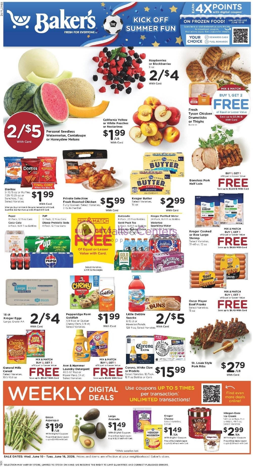 Weekly ad for Baker's valid: 06/10/2026 - 06/16/2026, page 1