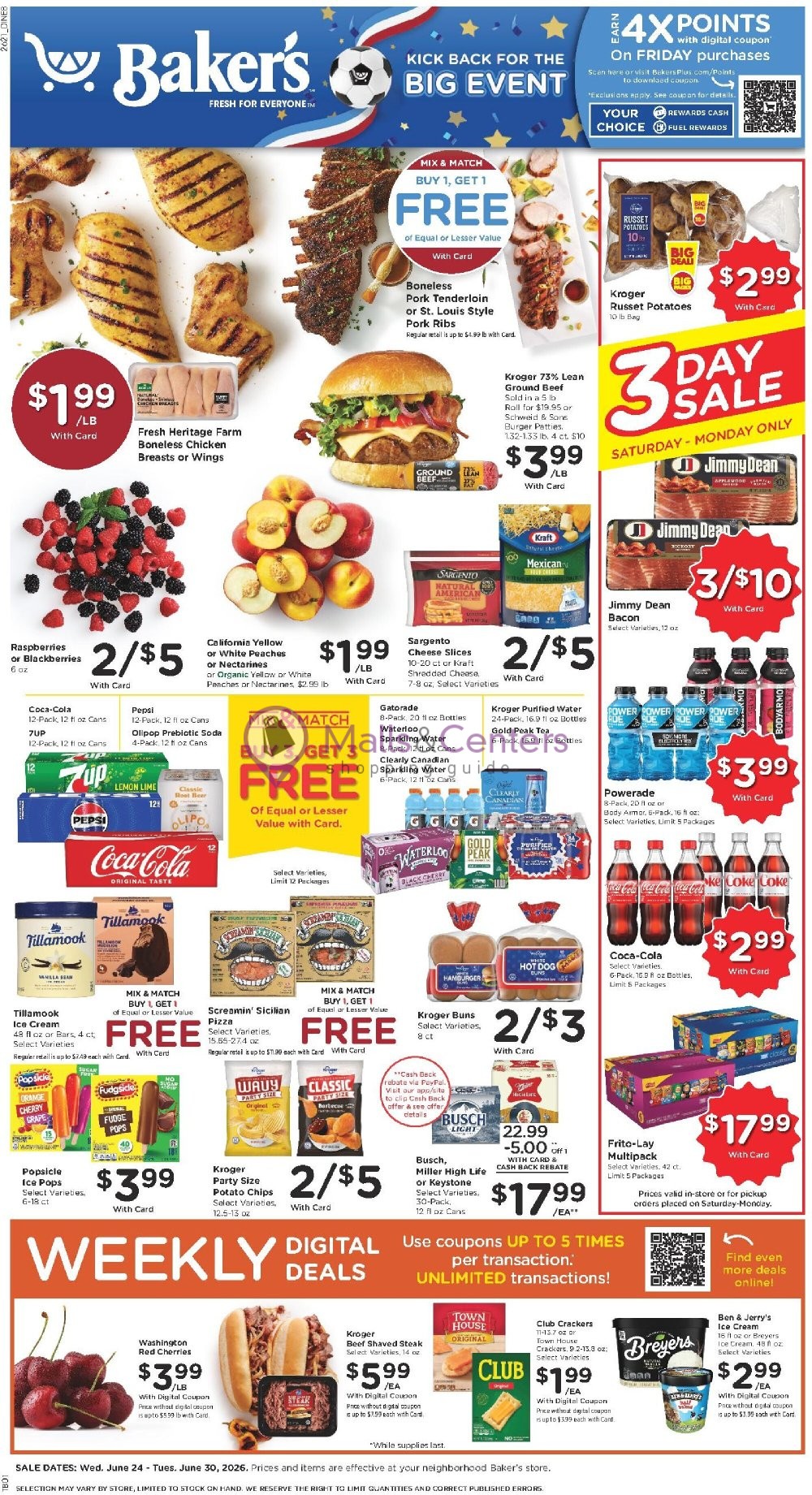 Weekly ad for Baker's valid: 06/24/2026 - 06/30/2026, page 1