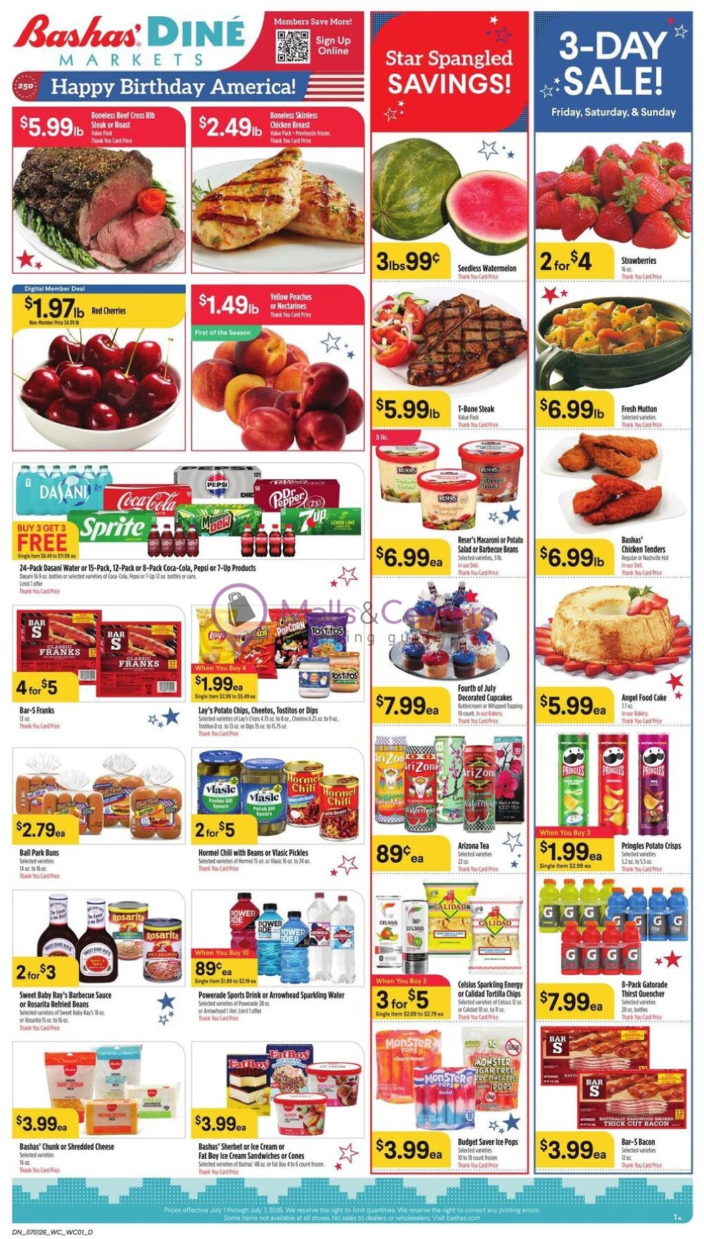 Weekly ad for Bashas' valid: 07/01/2026 - 07/07/2026, page 1
