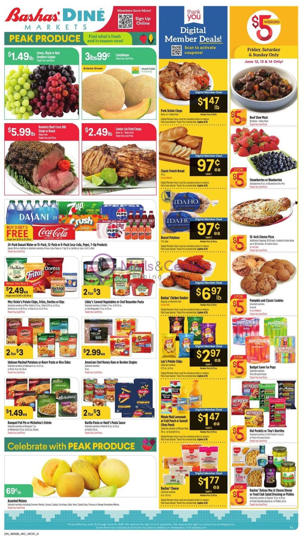 Weekly ad for Bashas' valid: 06/10/2026 - 06/16/2026, page 1