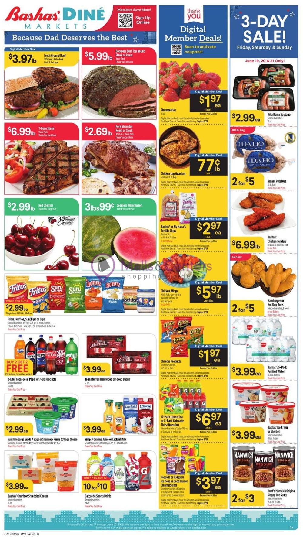 Weekly ad for Bashas' valid: 06/17/2026 - 06/23/2026, page 1