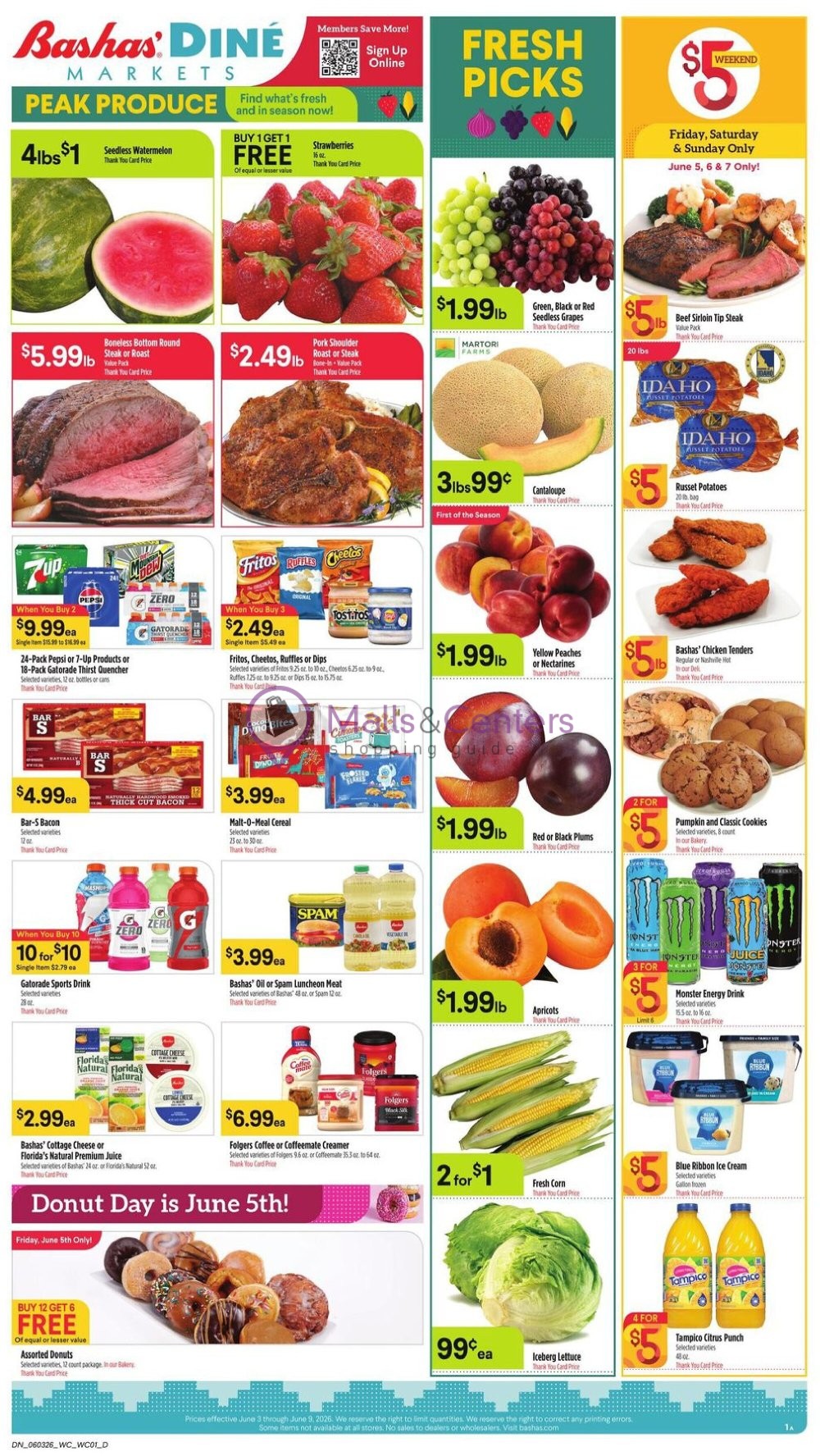 Weekly ad for Bashas' valid: 06/03/2026 - 06/09/2026, page 1