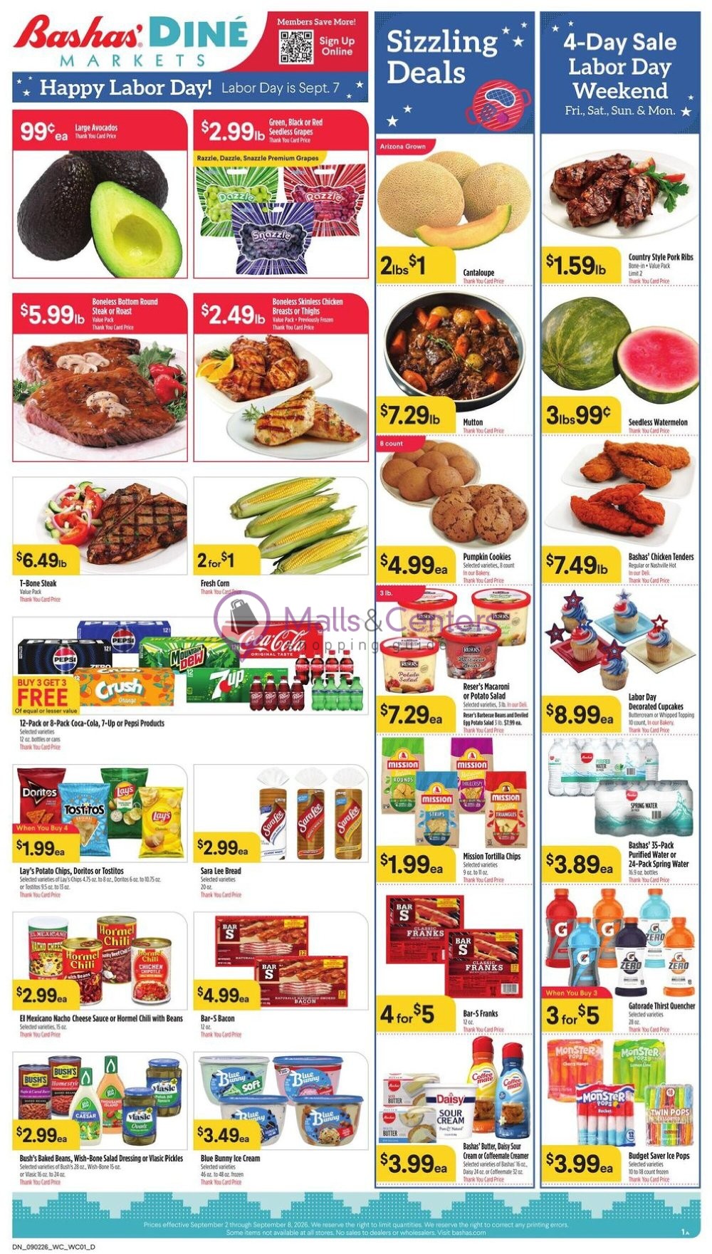 Weekly ad for Bashas' valid: 09/02/2026 - 09/08/2026, page 1
