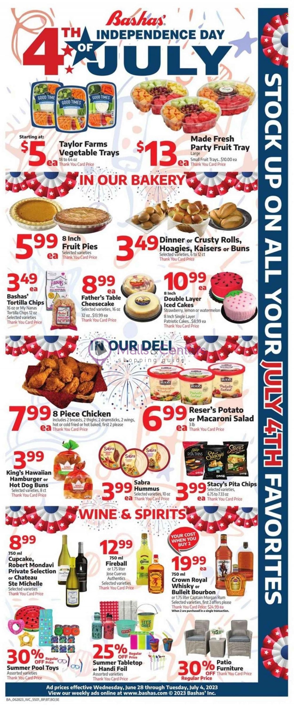 Bashas' Weekly ad valid from 06/28/2023 to 07/04/2023 MallsCenters