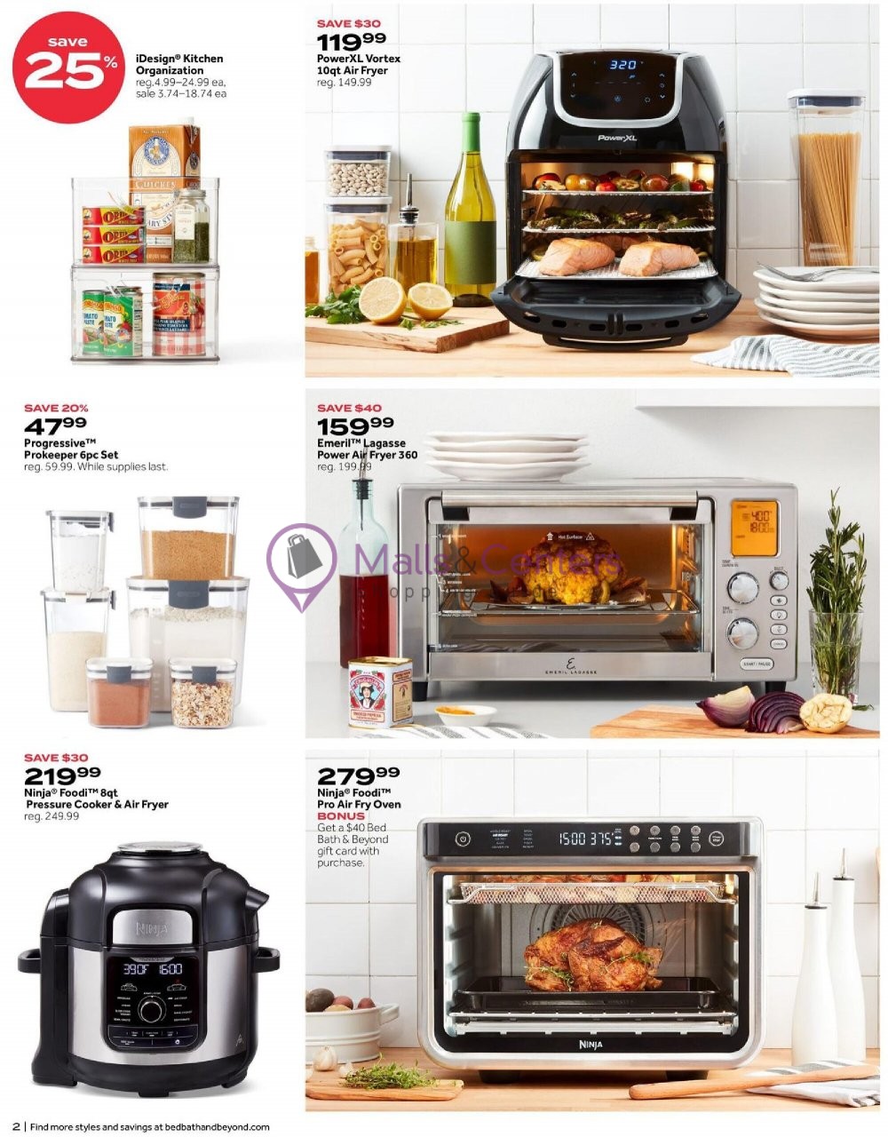 Bed Bath & Beyond Weekly Ad sales & flyers specials MallsCenters