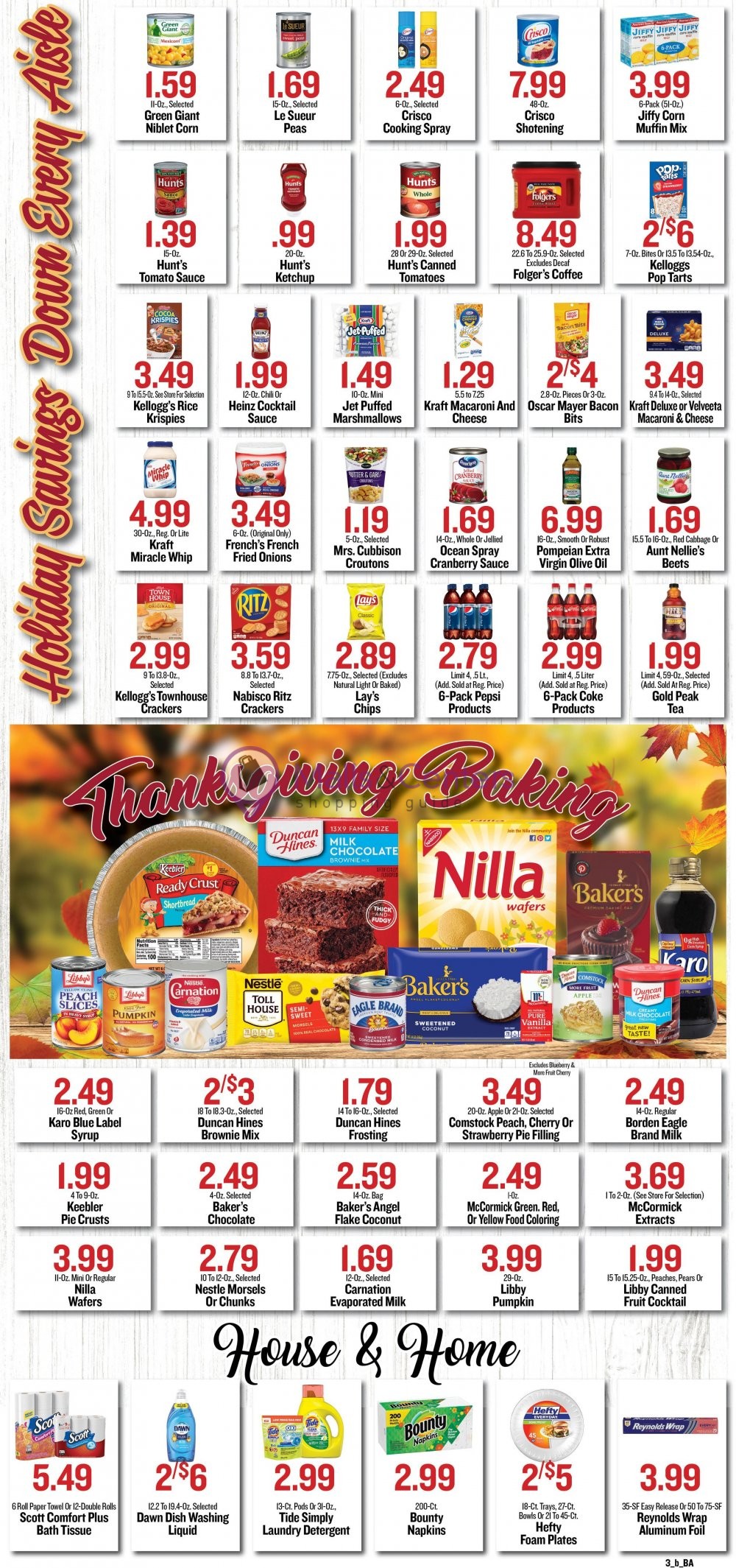 Bell's Food Stores Weekly ad valid from 11/16/2022 to 11/29/2022