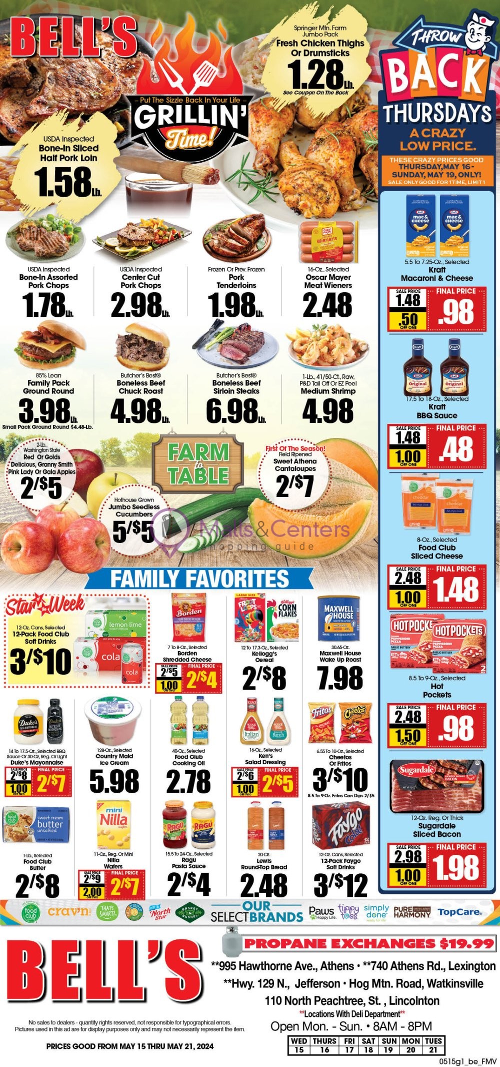 Bell's Food Stores Weekly Ad, from Wed, 5/15/2024 sales & flyers