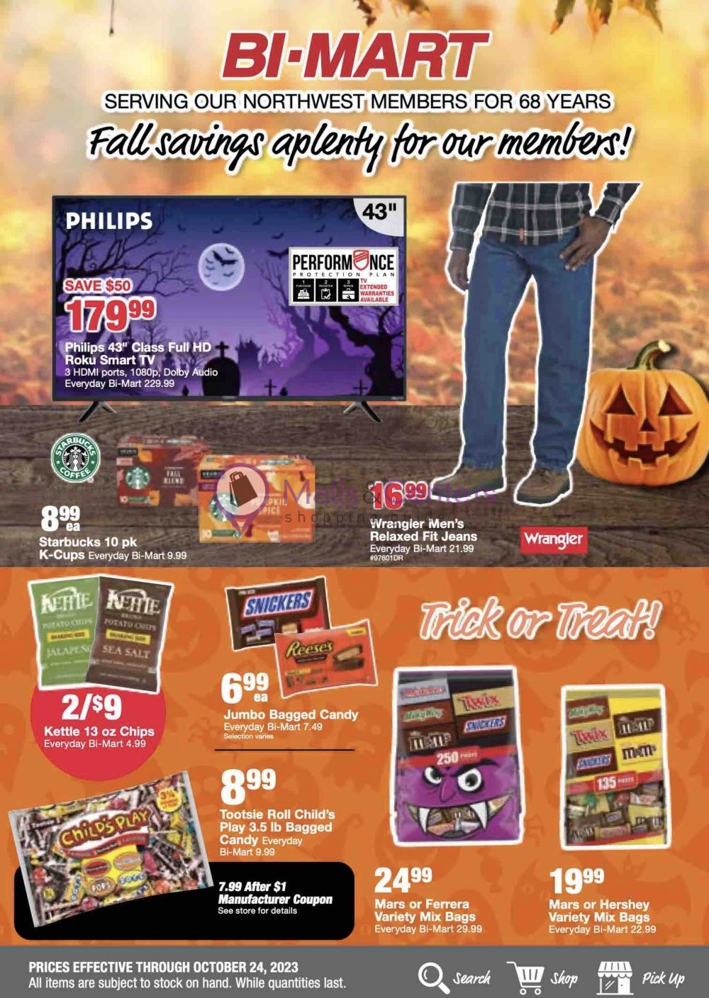 BiMart Weekly ad valid from 10/11/2023 to 10/24/2023 MallsCenters