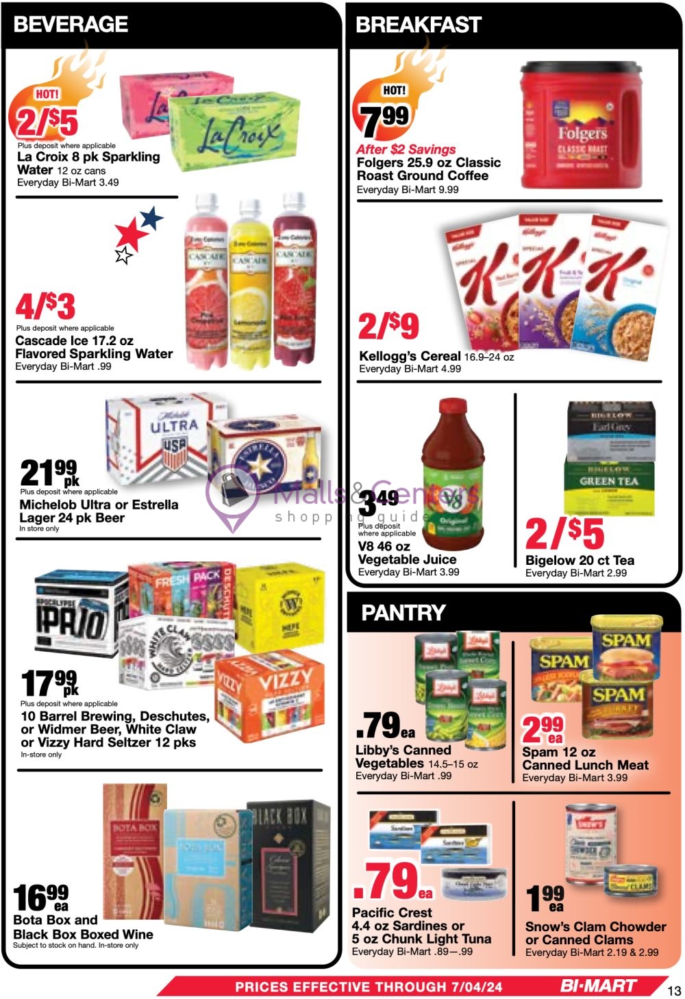 Weekly ad for Bi-Mart valid: 06/18/2024 - 07/04/2024, page 13