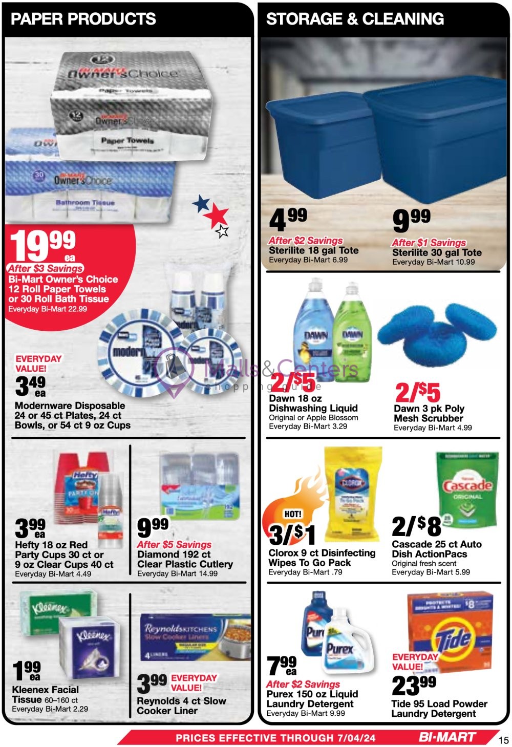 Weekly ad for Bi-Mart valid: 06/18/2024 - 07/04/2024, page 15