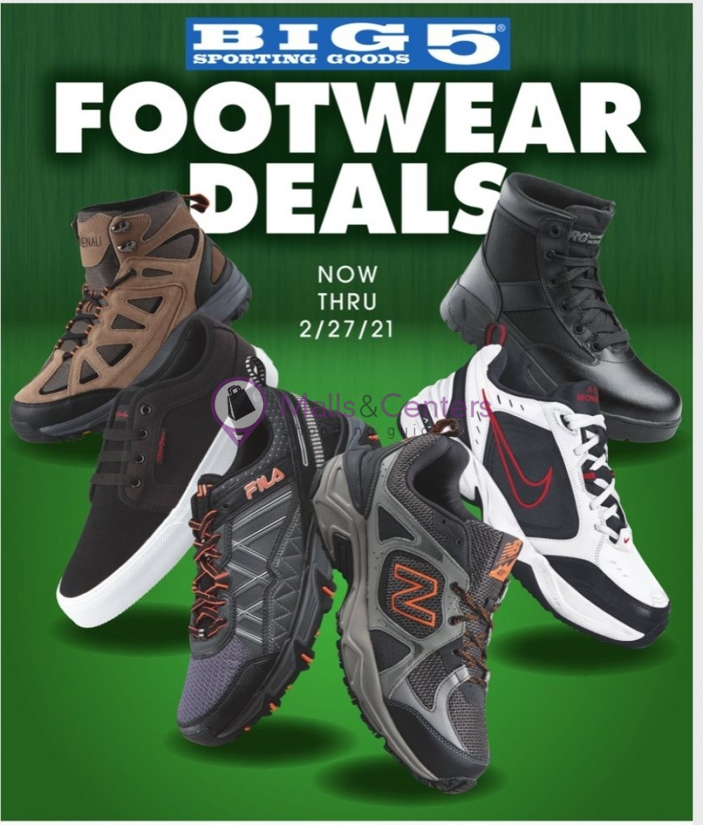 big 5 shoe sale this week
