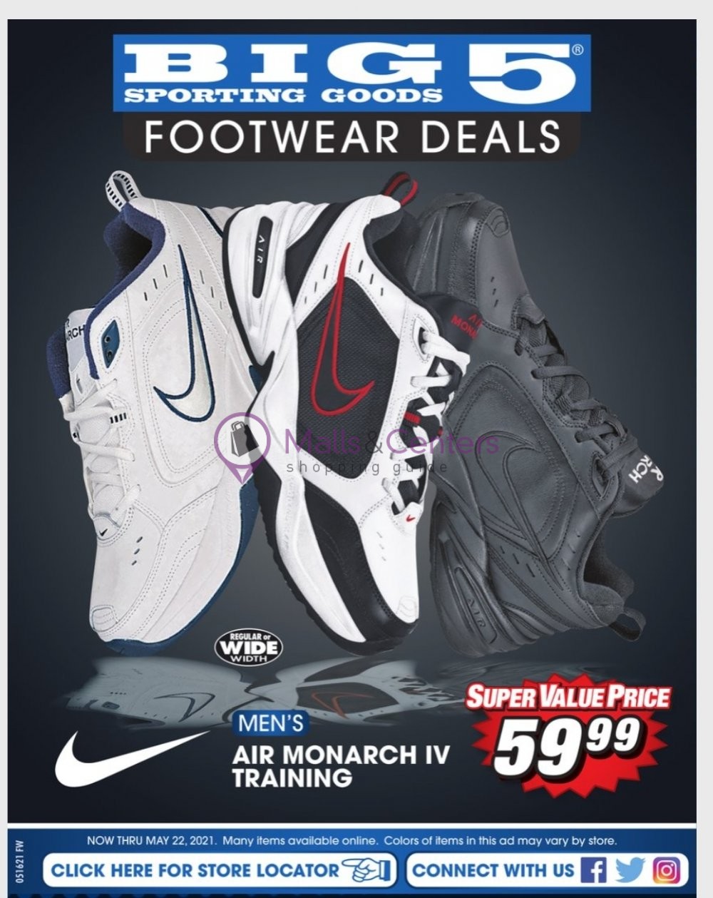 Big 5 Sporting Goods Weekly Ad sales & flyers specials MallsCenters