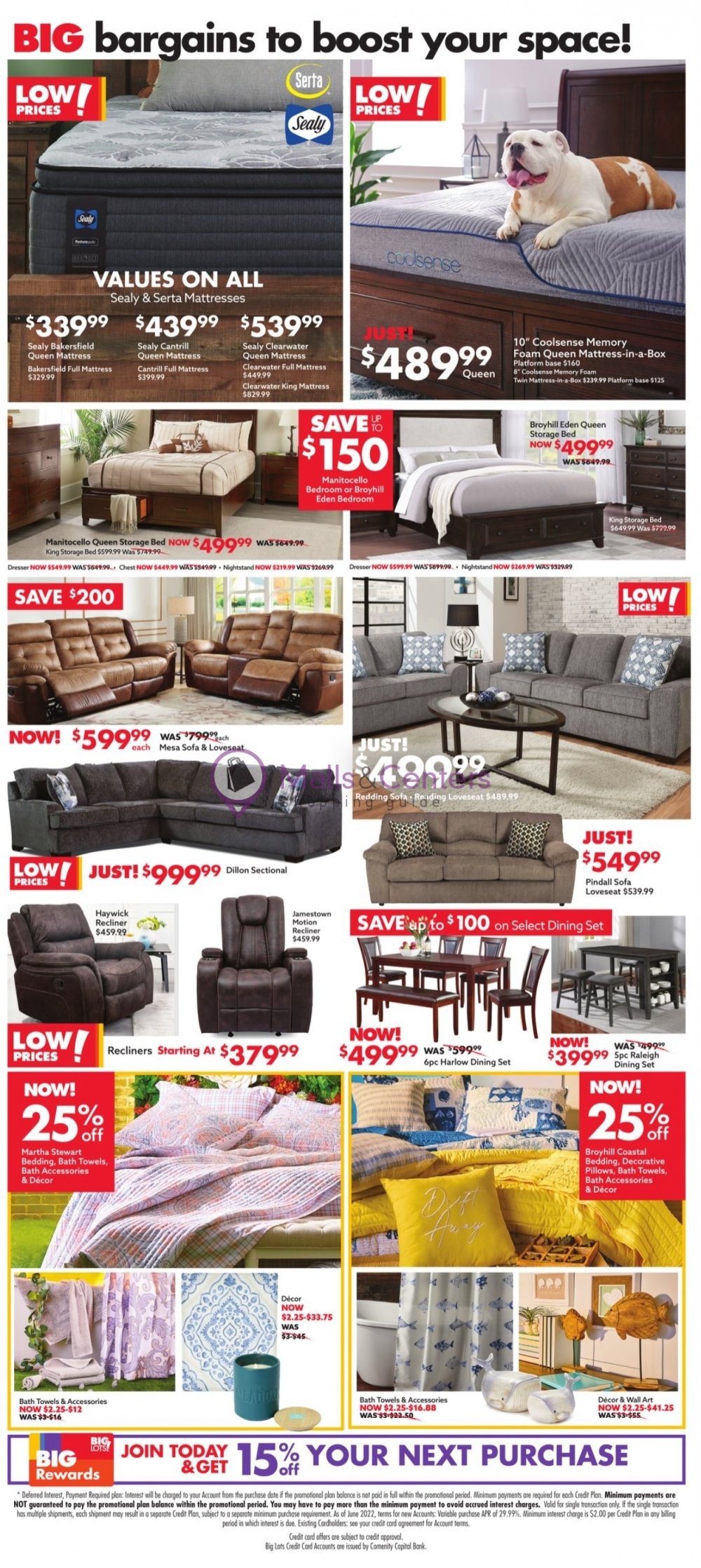 Big Lots Weekly ad valid from 07/09/2022 to 07/16/2022 MallsCenters