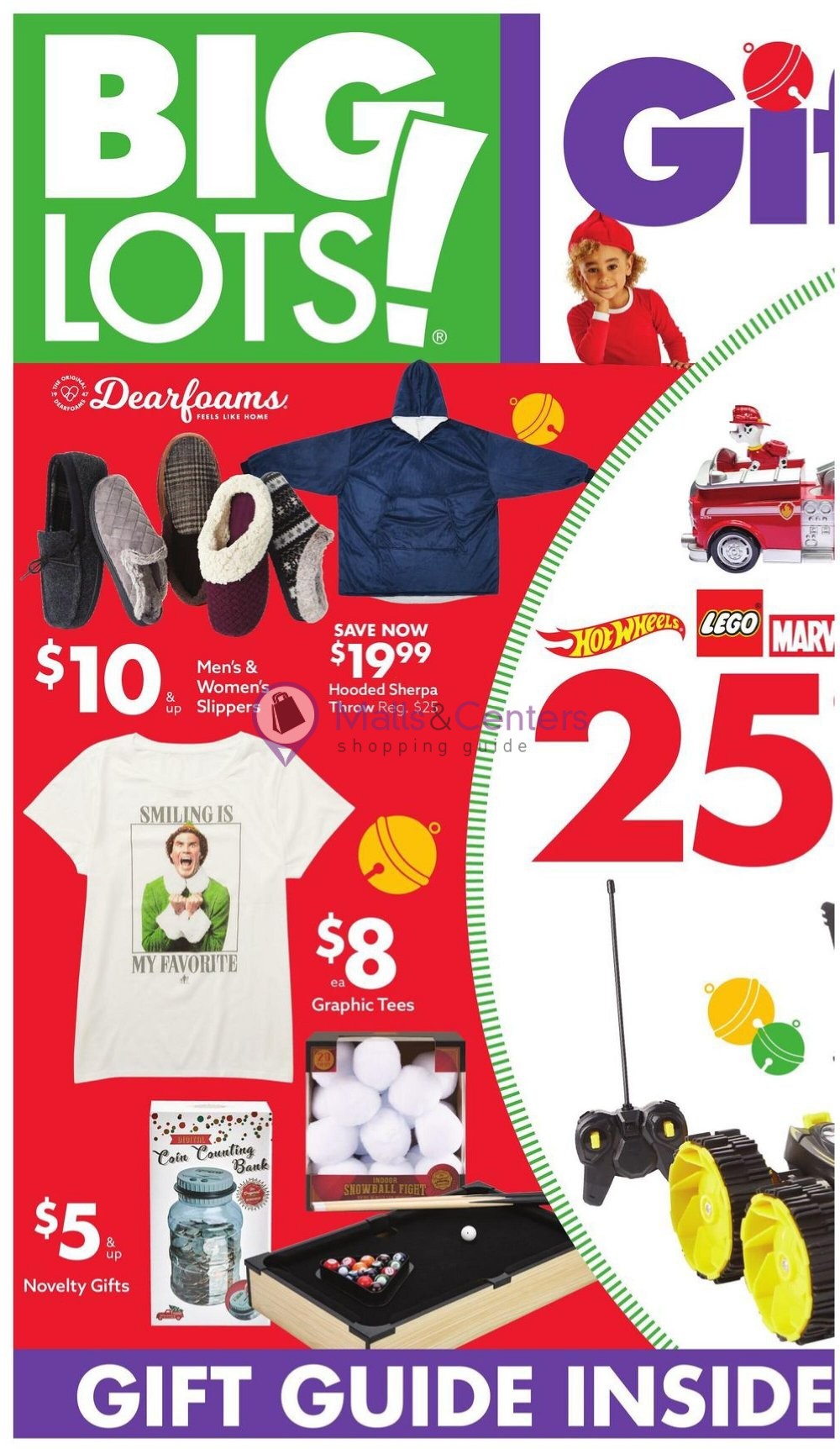 Big Lots Weekly ad valid from 11/21/2020 to 11/29/2020 MallsCenters