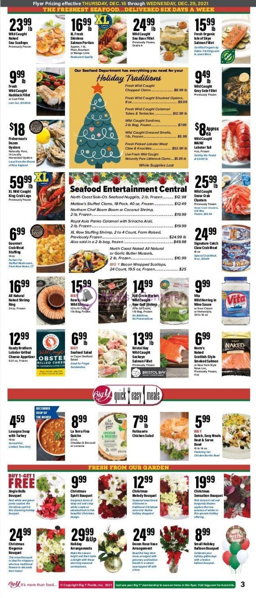 Big Y Weekly ad valid from 12/16/2021 to 12/29/2021 MallsCenters