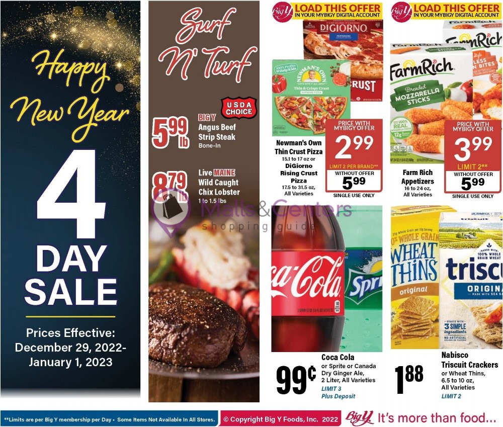 Big Y Weekly Ad sales & flyers specials MallsCenters