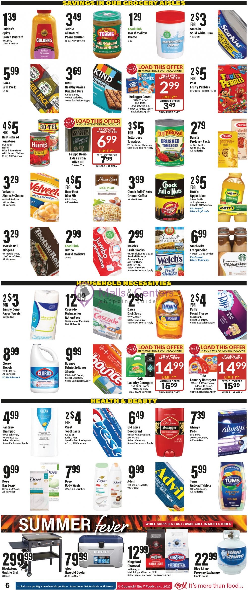 Big Y Weekly ad valid from 06/01/2023 to 06/07/2023 MallsCenters