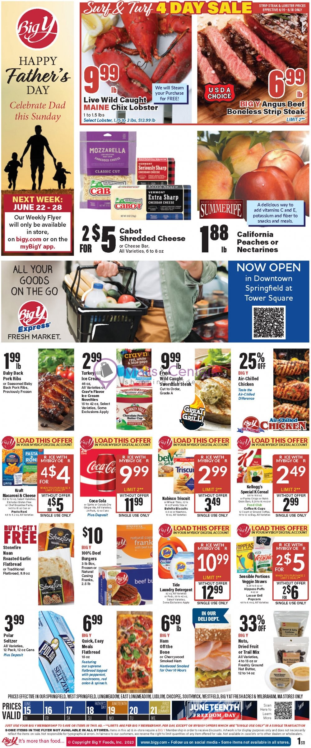 Big Y Weekly ad valid from 06/15/2023 to 06/21/2023 MallsCenters