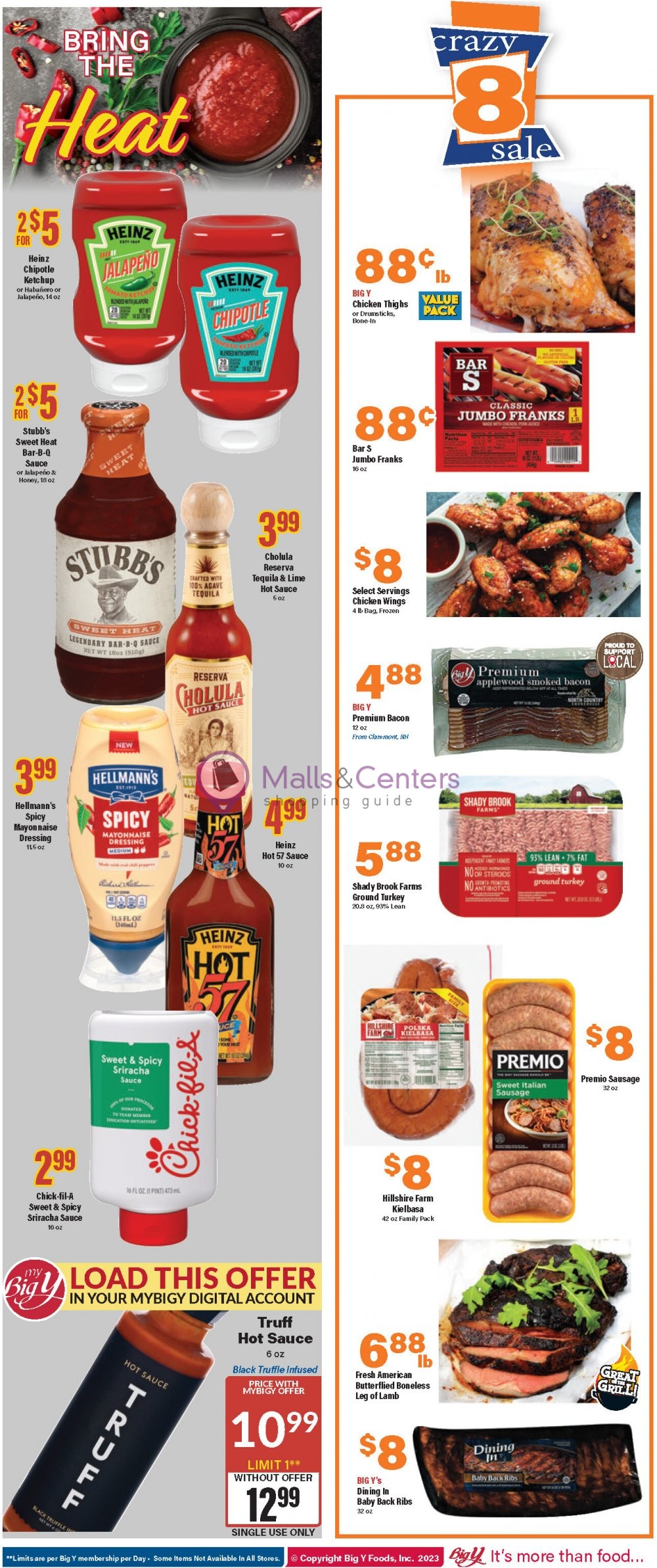 Big Y Weekly ad valid from 06/22/2023 to 06/28/2023 MallsCenters