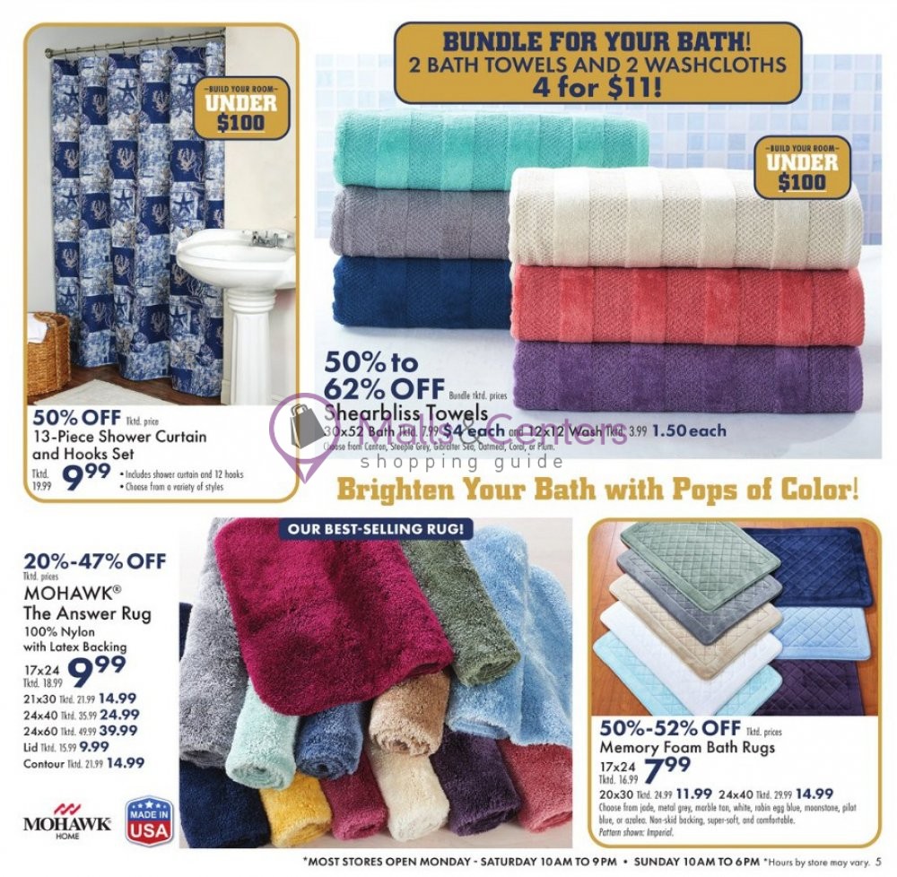 Boscov's Weekly Ad sales & flyers specials MallsCenters