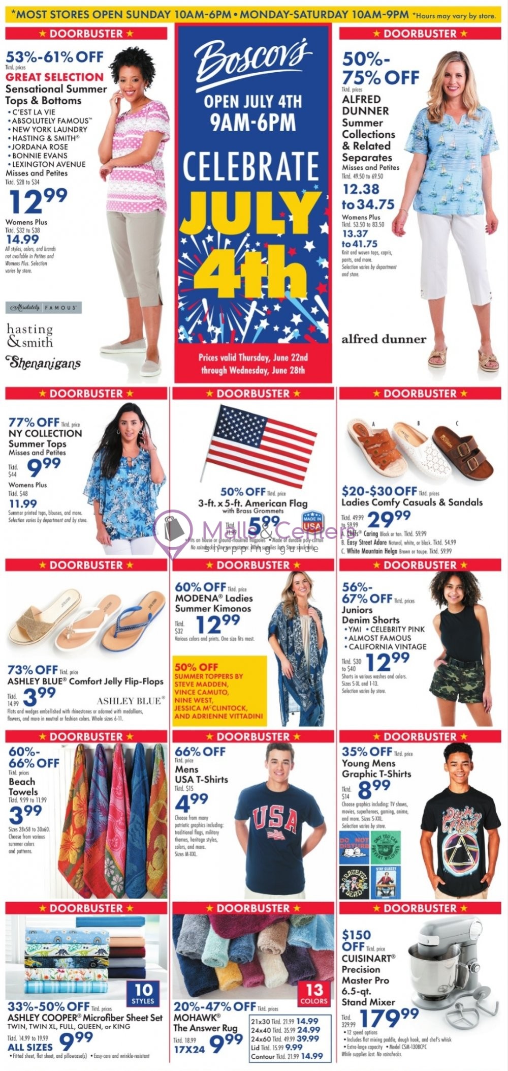 Boscov's Weekly ad valid from 06/25/2023 to 06/28/2023 MallsCenters