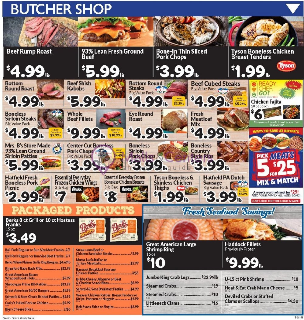 Boyer's Food Markets Weekly ad valid from 05/28/2023 to 06/03/2023