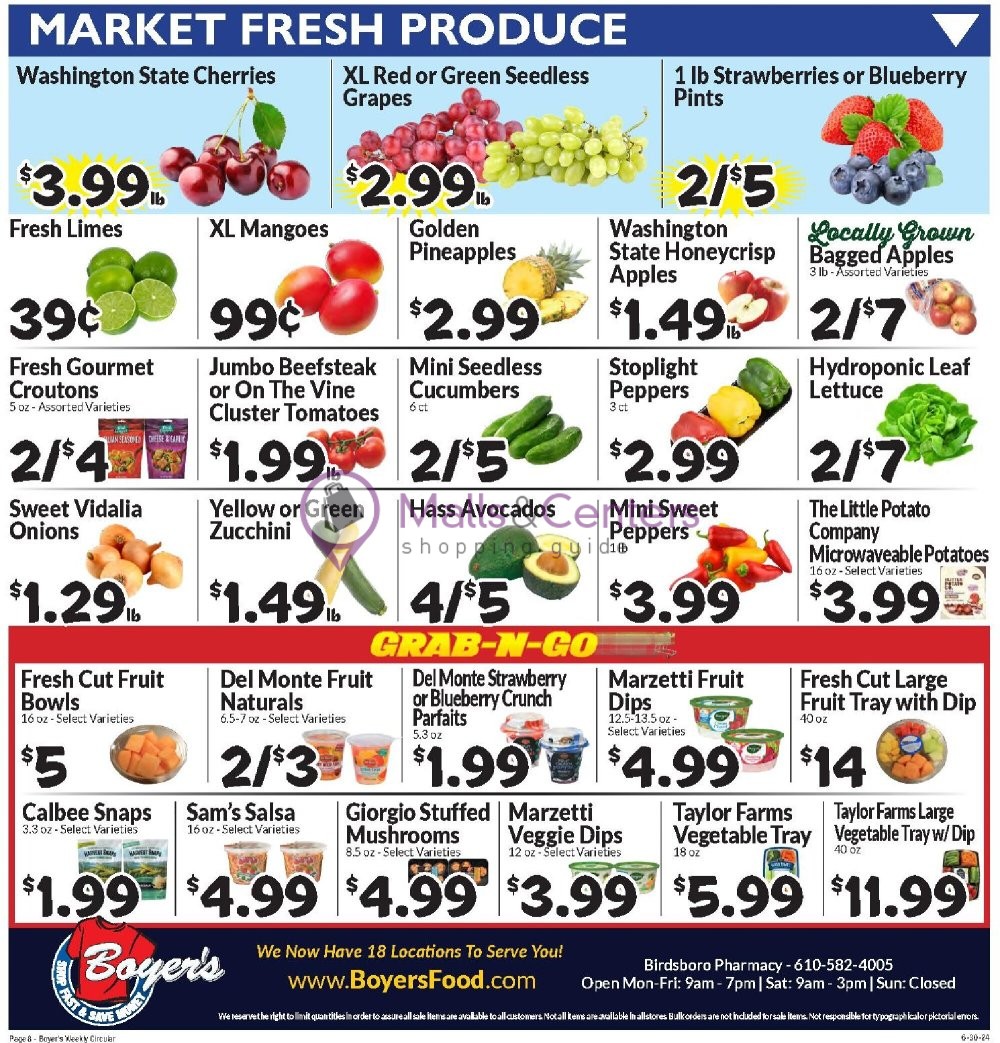 Weekly ad for Boyer's Food Markets valid: 06/30/2024 - 07/06/2024, page 11