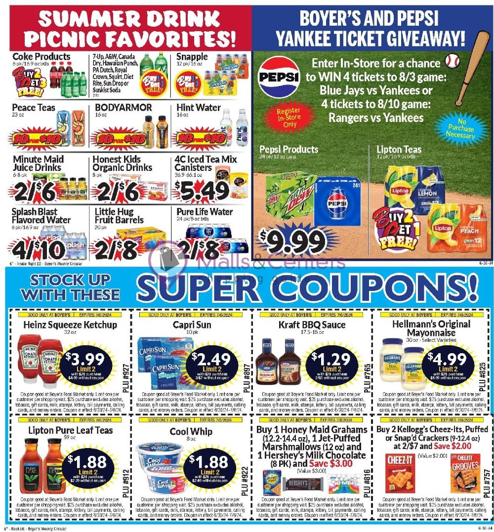 Weekly ad for Boyer's Food Markets valid: 06/30/2024 - 07/06/2024, page 2