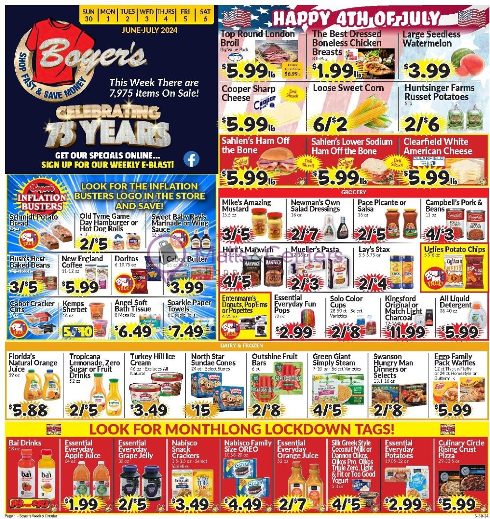 Weekly ad for Boyer's Food Markets valid: 06/30/2024 - 07/06/2024, page 3