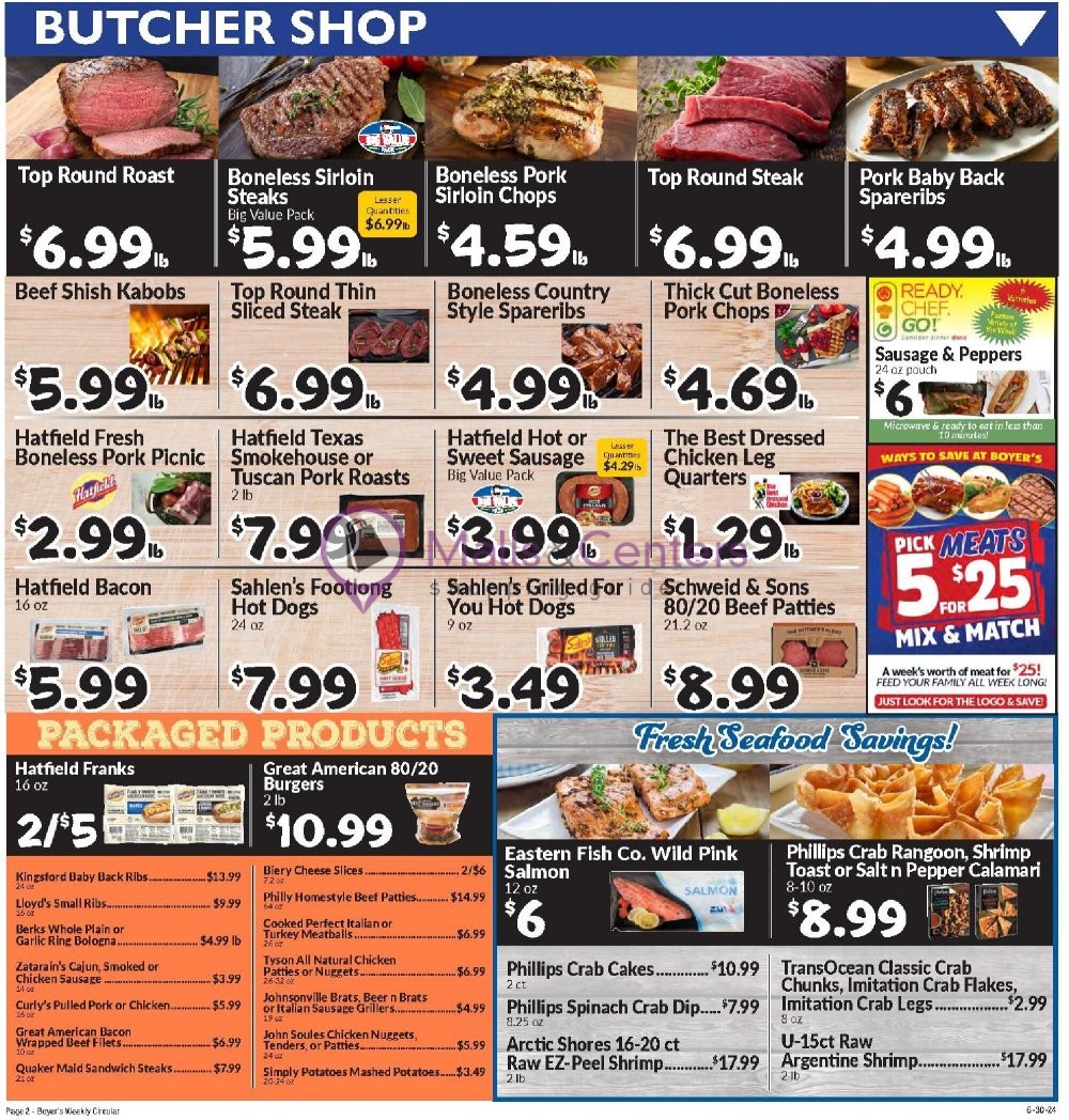 Weekly ad for Boyer's Food Markets valid: 06/30/2024 - 07/06/2024, page 4