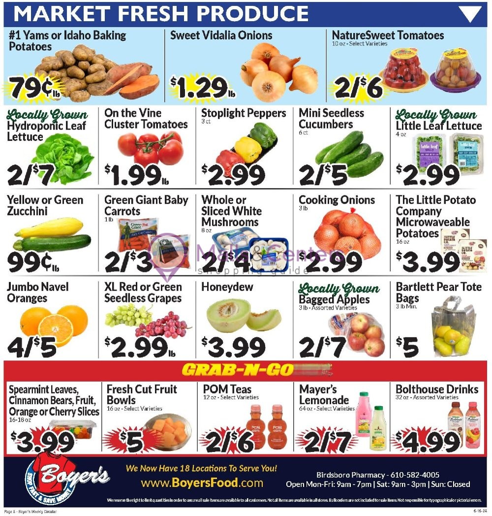 Weekly ad for Boyer's Food Markets valid: 06/16/2024 - 06/22/2024, page 11
