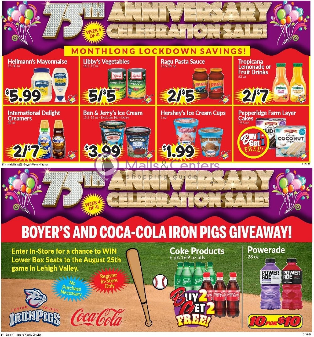 Weekly ad for Boyer's Food Markets valid: 06/16/2024 - 06/22/2024, page 2