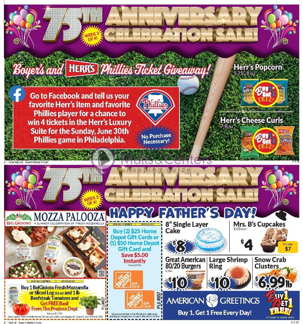 Weekly ad for Boyer's Food Markets valid: 06/09/2024 - 06/15/2024, page 2