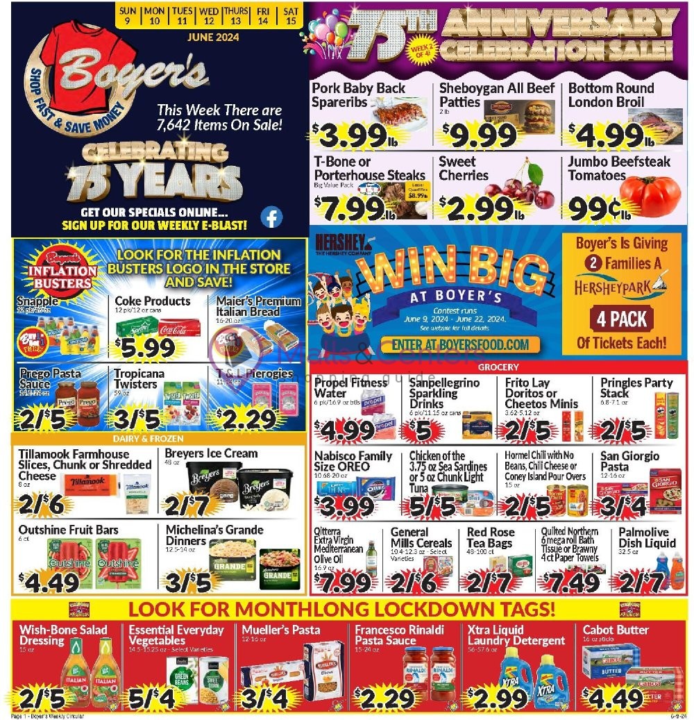 Weekly ad for Boyer's Food Markets valid: 06/09/2024 - 06/15/2024, page 3