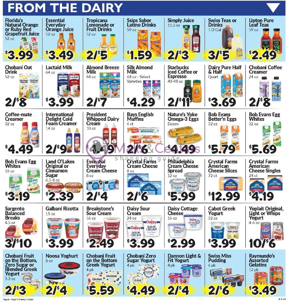 Weekly ad for Boyer's Food Markets valid: 06/09/2024 - 06/15/2024, page 9