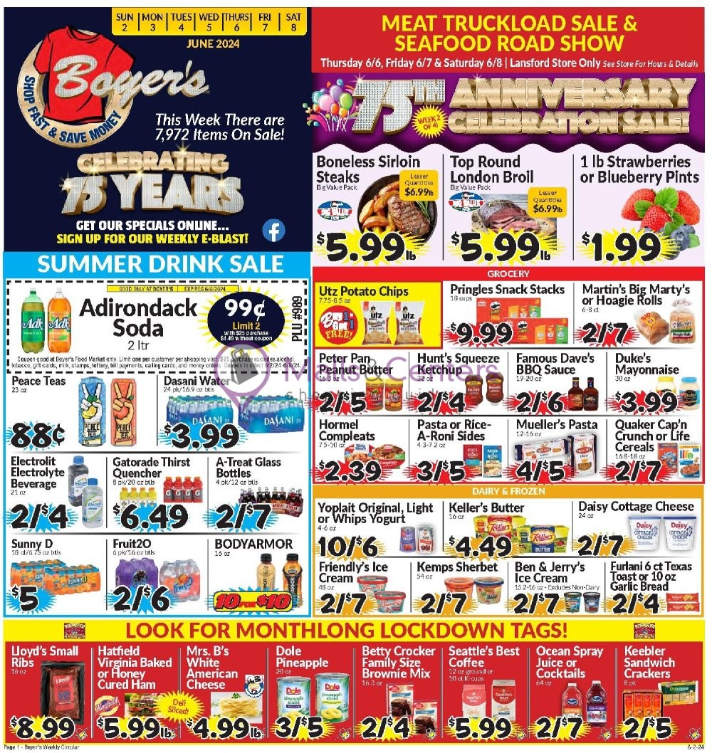 Weekly ad for Boyer's Food Markets valid: 06/02/2024 - 06/08/2024, page 3