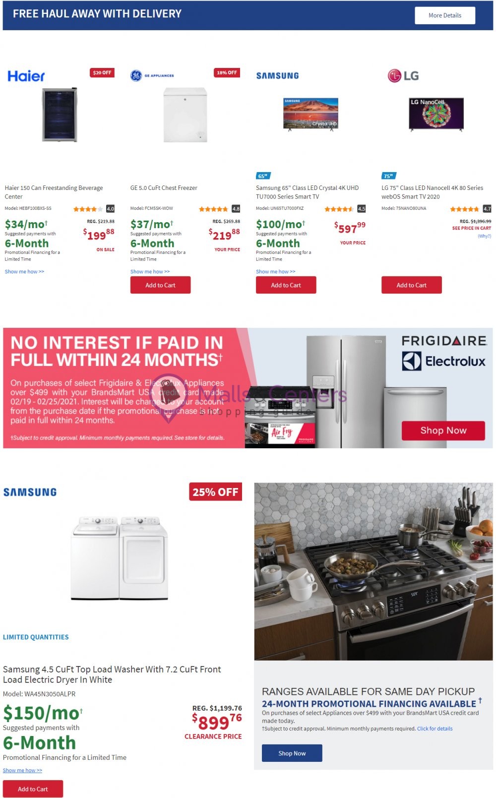 BrandsMart USA Weekly ad valid from 02/25/2021 to 03/03/2021 MallsCenters