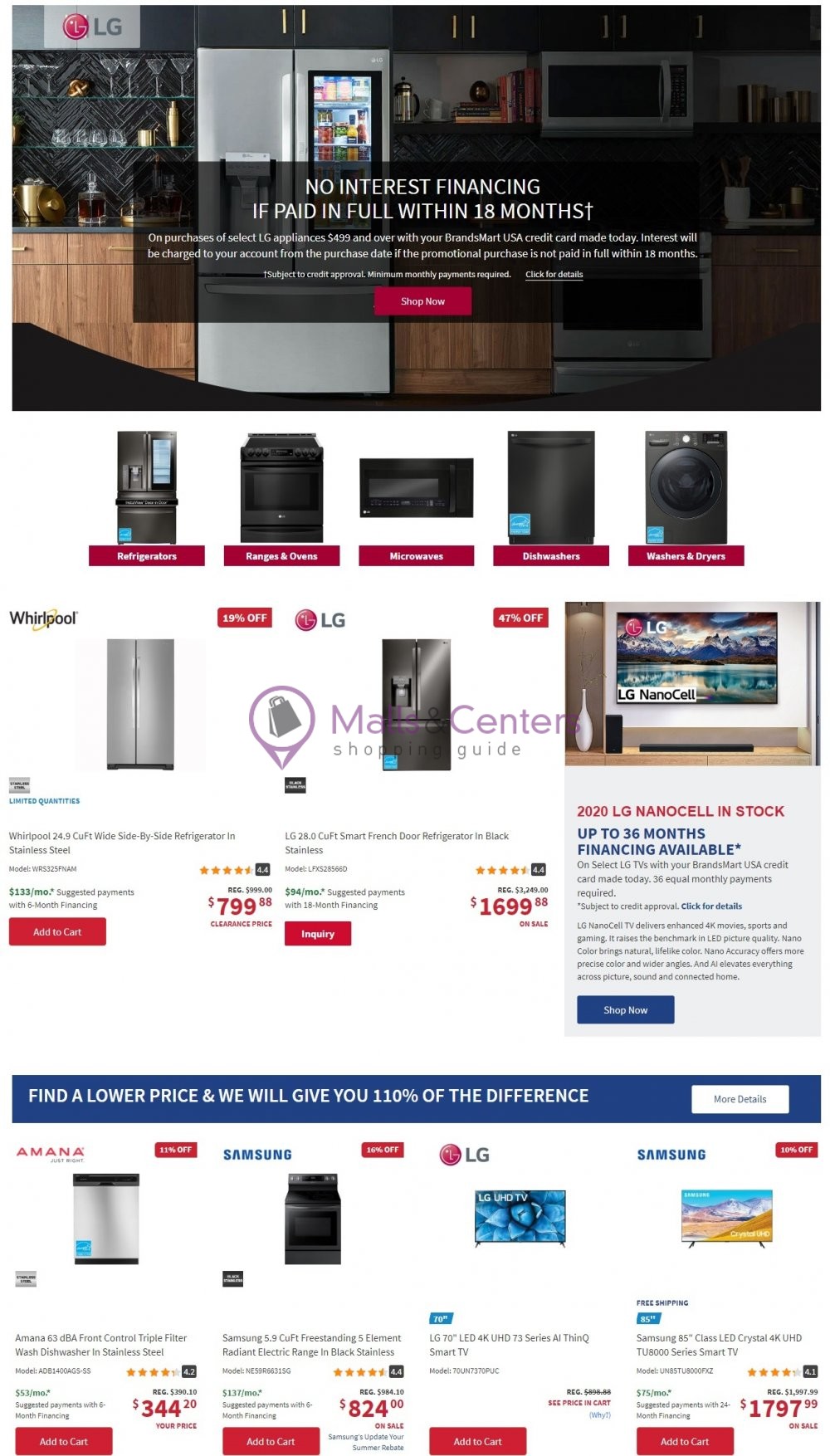 BrandsMart USA Weekly Ad sales & flyers specials MallsCenters